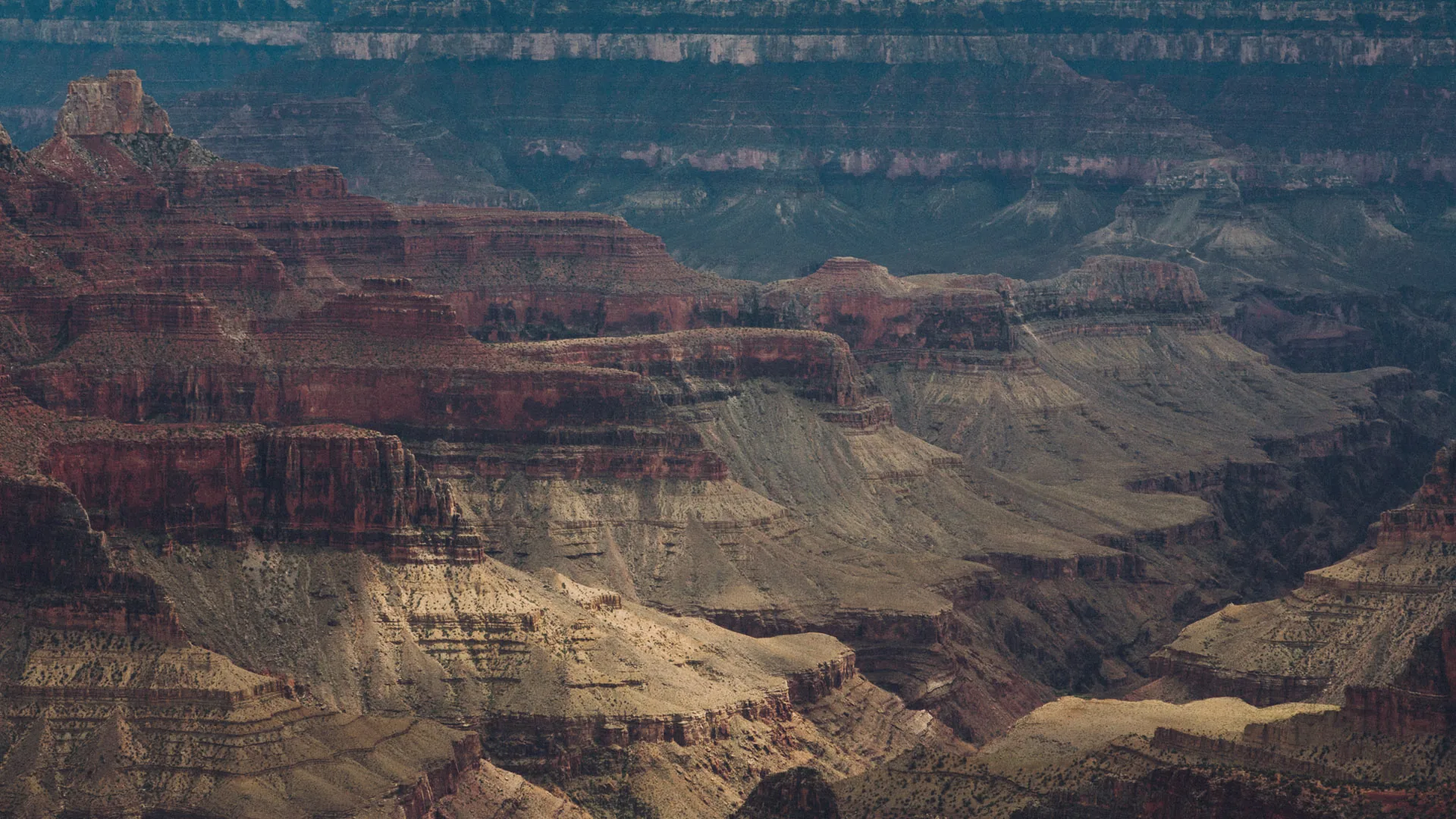 Layers of the canyon fading into the distance
