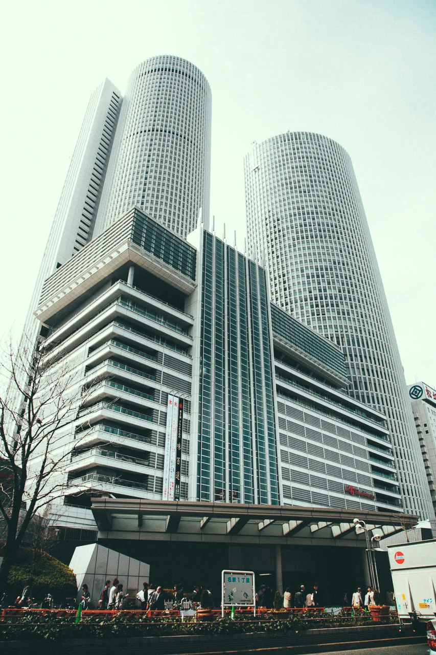 The JR Central Towers above Nagoya Station