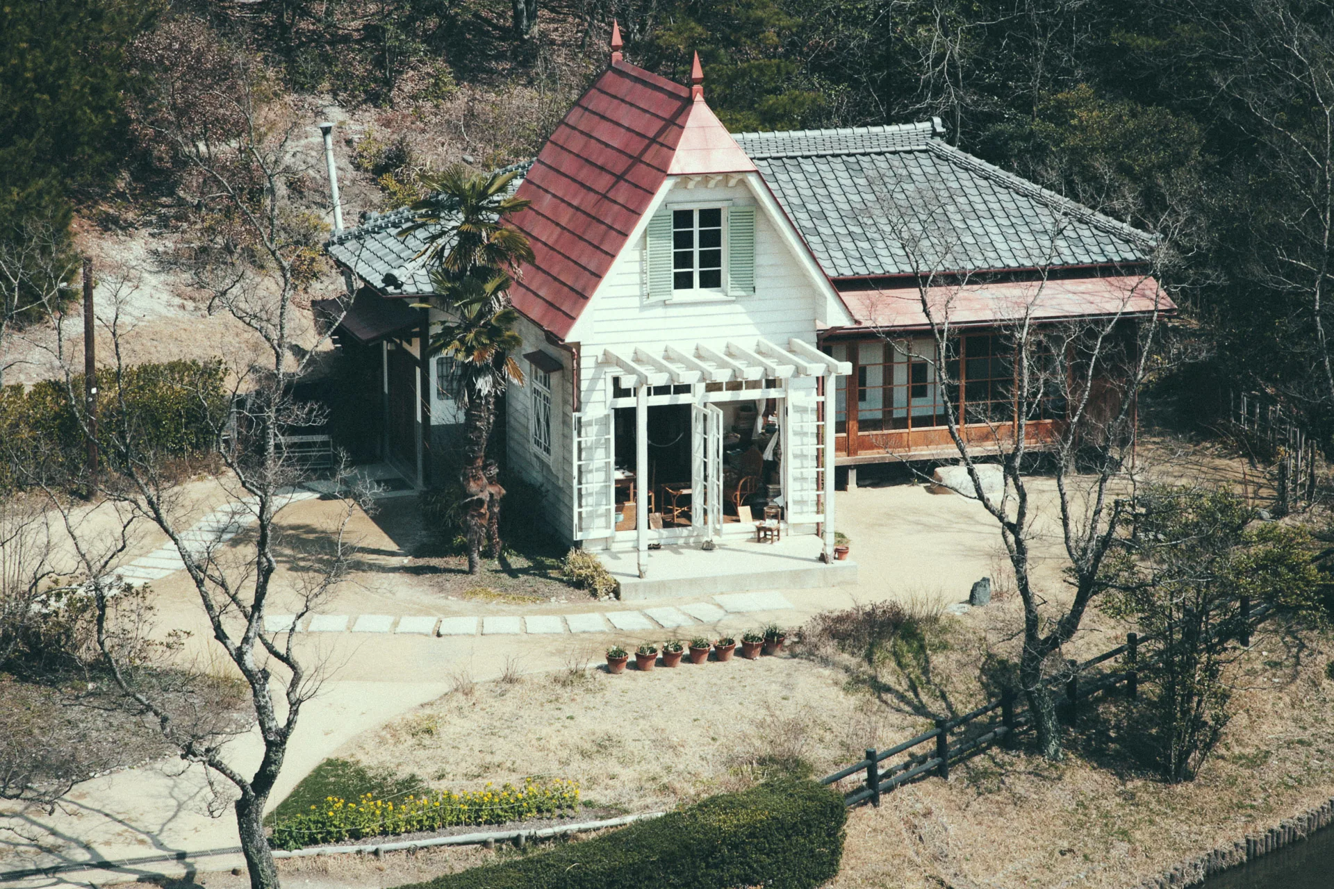 Satsuki and Mei's house in the Expo Memorial Park